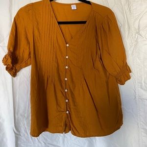 Old Navy orange blouse
